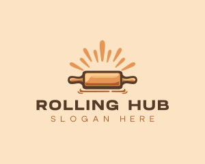 Baking Rolling Pin logo design