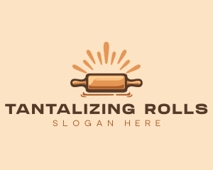 Baking Rolling Pin logo design