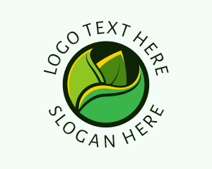 Organic Herbal Leaf  logo