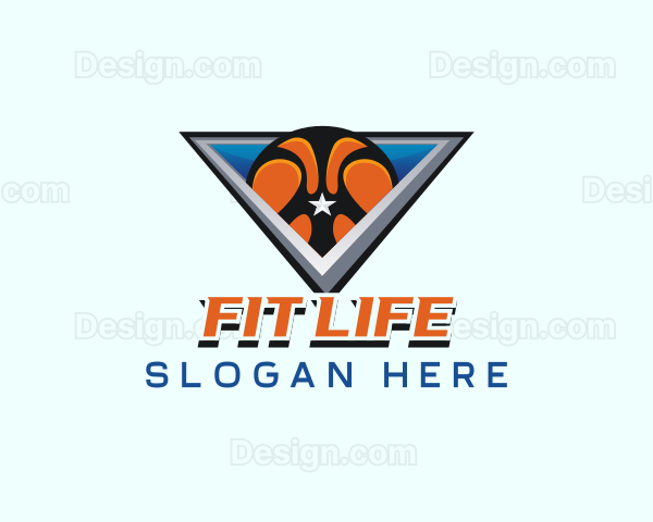 Basketball Sports League Logo