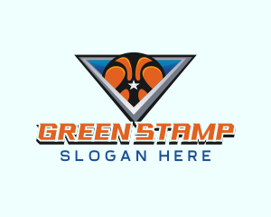  Basketball Sports League Logo