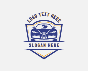 Sports Car Vehicle Automobile Logo