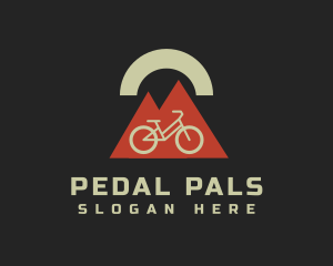 Geometric Mountain Bicycle logo