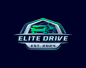 Car Driving Automotive logo design