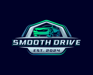 Car Driving Automotive logo design