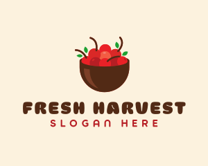 Sweet Cherry Bowl logo design