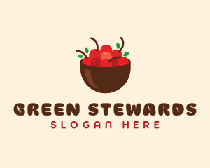 Sweet Cherry Bowl logo design