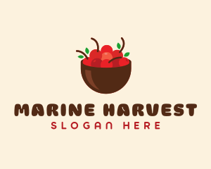 Sweet Cherry Bowl logo design