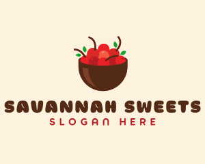 Sweet Cherry Bowl logo design