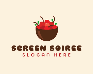 Sweet Cherry Bowl logo design