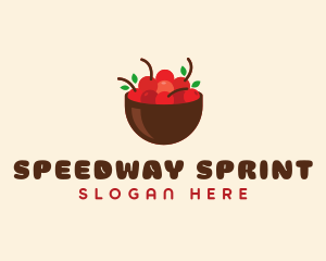 Sweet Cherry Bowl logo design