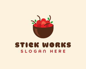 Sweet Cherry Bowl logo design