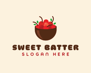 Sweet Cherry Bowl logo design