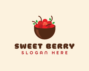 Sweet Cherry Bowl logo design