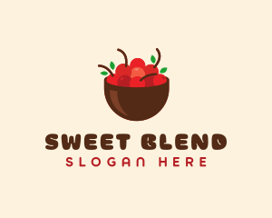 Sweet Cherry Bowl logo design