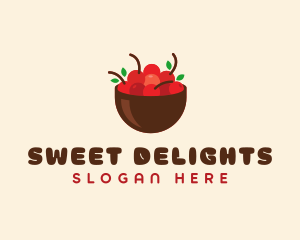 Sweet Cherry Bowl logo design