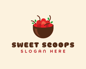 Sweet Cherry Bowl logo design