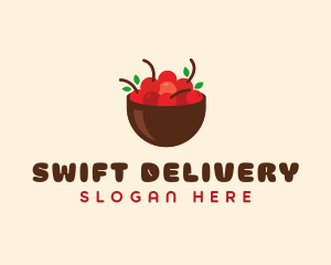 Sweet Cherry Bowl logo design