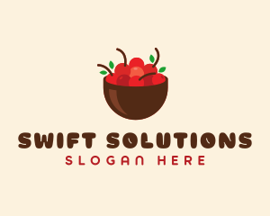 Sweet Cherry Bowl logo design