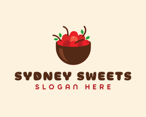 Sweet Cherry Bowl logo design