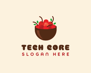 Sweet Cherry Bowl logo design