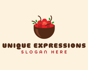 Sweet Cherry Bowl logo design