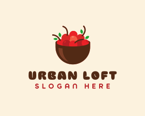 Sweet Cherry Bowl logo design