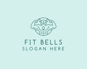 Bull Gym Fitness logo design