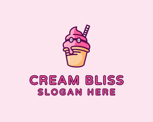 Ice Cream Cone logo design