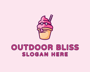 Ice Cream Cone logo design