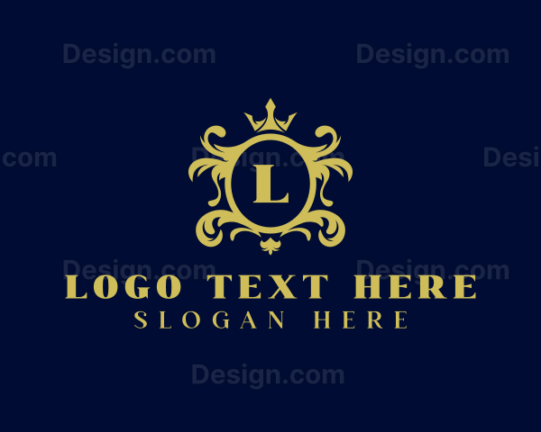 Luxury Royal Crown Crest Logo