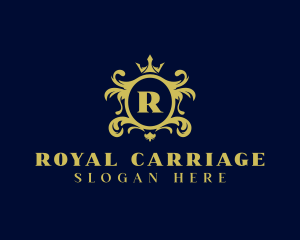 Luxury Royal Crown Crest logo design