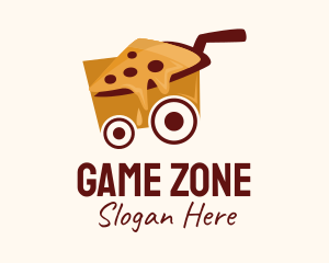 Pizza Food Cart  Logo