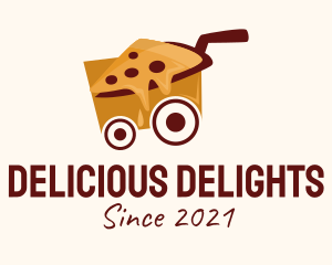 Pizza Food Cart  logo design