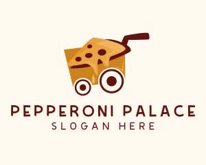 Pizza Food Cart  logo design