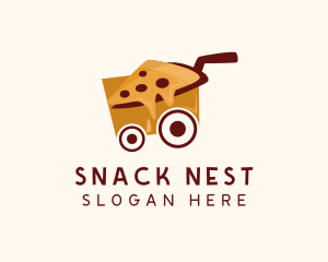 Pizza Food Cart  logo design