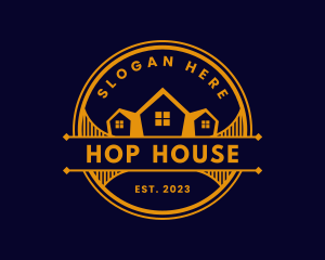 Realty Roof House logo design