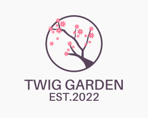 Sakura Flower Garden  logo design