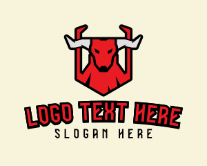 Horn - Angry Bull Horns logo design