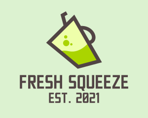 Lime Juice Drink logo design