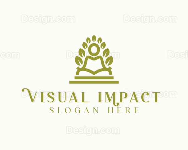 Zen Meditation Yoga Logo