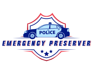 Police Car Patrol logo design