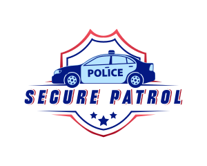 Police Car Patrol logo design