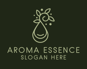 Herbal Massage Oil  logo design