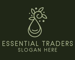 Herbal Massage Oil  logo design