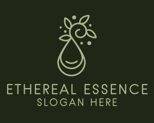 Herbal Massage Oil  logo design