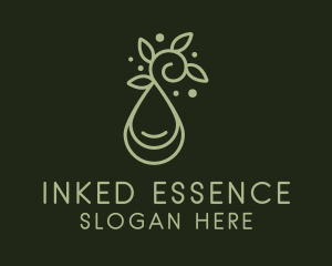 Herbal Massage Oil  logo design