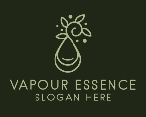 Herbal Massage Oil  logo design