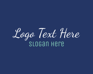 Minimalist Fashion Script Logo