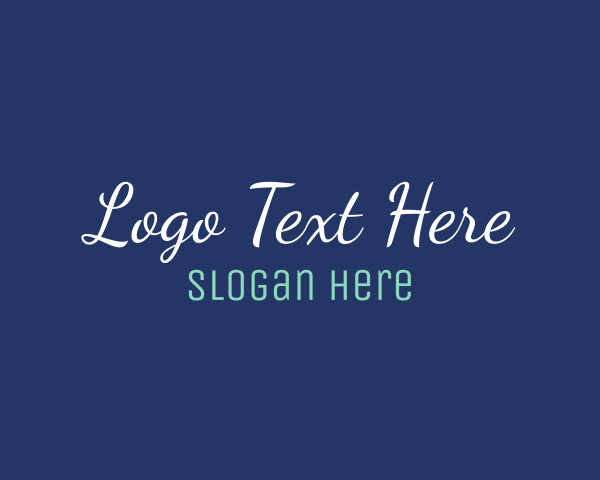 Font logo example 3